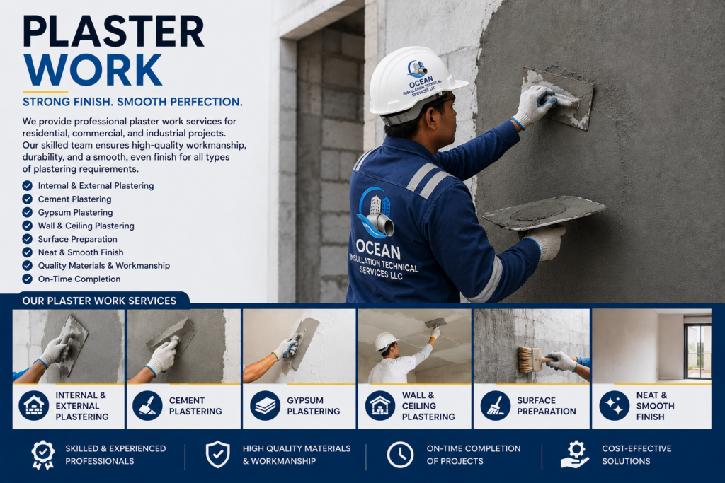 Technical Plaster Plaster Works – Ocean Insullation technical services llc